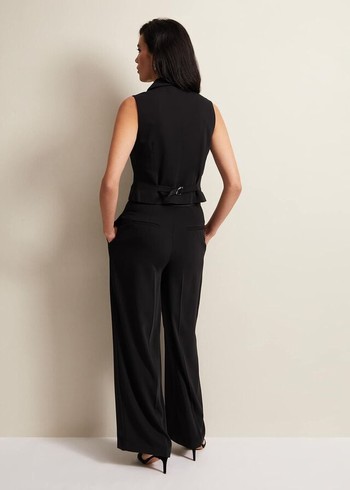 Phase Eight Elandra Tux Trousers Black Canada | ZKJABC-941